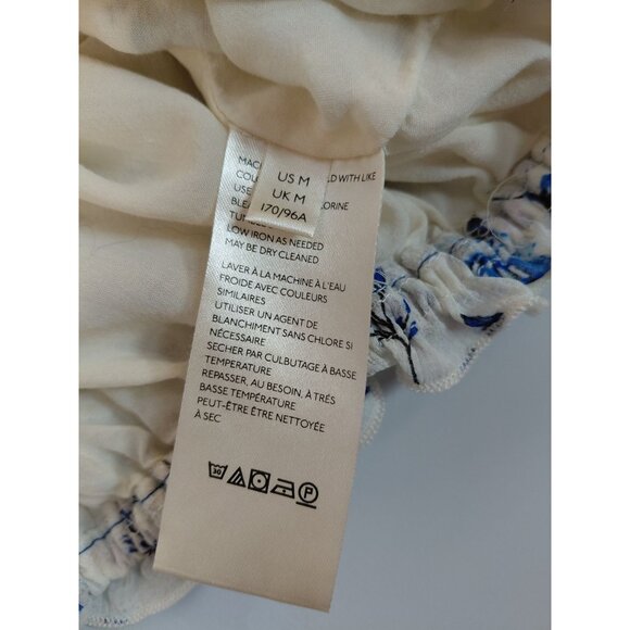 Free People Womens Off-The-Shoulder Floral Blouse - Picture 3 of 10